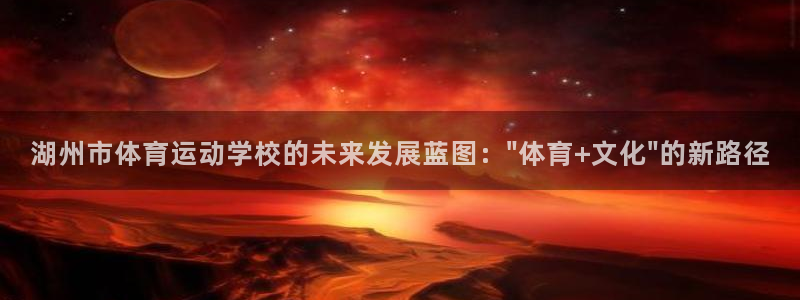 一竞技官方正版app官网：湖州市体育运动学校的未来发